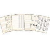 Adhesive marking label for laser printer with 90° reading for optical fiber or jumper or VDI