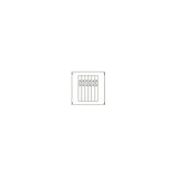 AH2100 Cover, Field width: 2, 100 mm x 500 mm x 26.5 mm, IP2XC