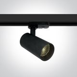 BLACK COB 12W WW HONEYCOMB TRACKSPOT 230V DARK LIGHT