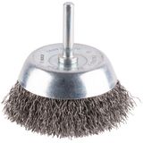 Cup Brush Crimped 70x0.3 mm Steel