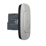 Connected local roller shutter switch with neutral, Valena Allure with Netatmo, Aluminium
