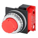 Projecting push-button, red, N.C.