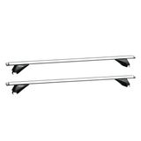 Aluminium integrated roof rack bars 120 cm model CRR-03