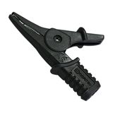 Safety alligator clip [black]