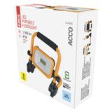 LED Floodlight ACCO portable rechargeable, 10W, yellow, cool white