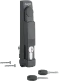 HAG MES-SHK swivel lever handle 160x35 with half cylinder EK333 sealable