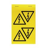 Device markers, Device markers, 50 x 50 mm, yellow
