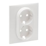 2X2P+E SCHUKO SOCKET COVER