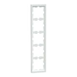 Cover frame Merten D-Life 5-gang lotus white