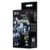 40 LED Christmas chain - diamonds, 4m, cold white