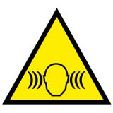 Triangular danger sign - Side: 140 mm