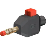4 mm plug, clamp connection, 2.5 mm², black, 22.3006-21