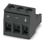 MSTB 2,5/ 3-ST-5,08  BK BDWH:+ - PCB connector