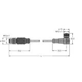 Bus Cable for CAN (DeviceNet, CANopen) PVC Cable Jacket   RSC WKC 5711-3M