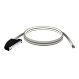 cord set - 40-way terminal - one end flying leads - for M340 I/O - 3 m
