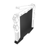 Modular housing, OMNIMATE Housing - series CH20M  black, Base element, Width: 12.5 mm