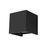 LUCA WALL LAMP BLACK LED IP54 LED
