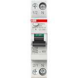 Residual current circuit breaker 1P+N, C Char, 16A, 100ma, 6ka