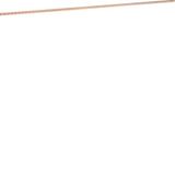 Cu Bar 160A, M5 thread with screws, 245 mm