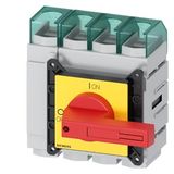 SENTRON, switch disconnector 3LD5 UL, main control switch, 3-pole, approved