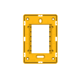 N1373.9 MS Mounting plate for 3 module box - Mustard