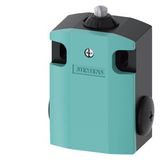 Position switch, metal encl. 56 mm wide, 1 NO/2 NC