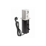 Furniture socket TOWER, 1xSHUKO, USB A+C, cable 1.5 m, white