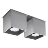 SPOT QUAD 2 GREY GU10 2X40W IP20