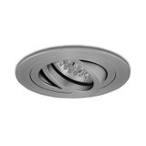 PANLUX Luminaire KVD-HR50/AL 50W GU5.3 12V halogen ceiling hinged IP20 brushed aluminum