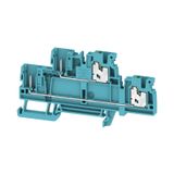 Pluggable terminal, SNAP IN, blue, 2.5 mm², 22 A, Number of connection