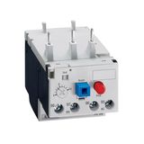 Motor protection relay, non phase failure/non single-phase sensitive. Three-pole (three-phase), manual or automatic resetting. Direct mounting on BF09 - BF38 contactors, 20...25A
