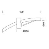 BRACCIO SINGOLO 504 RAL7021
