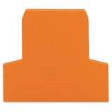 End and intermediate plate 2.5mm gray