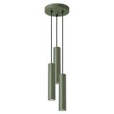 LAGOS HANGING LAMP 3P OLIVE GREEN 3XGU10