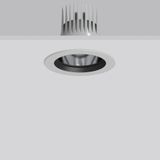 HELEDON maxi, 25 W, 3400 lm, 935, silver, on/off Recessed downlights, 