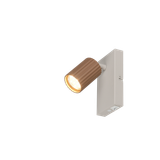 Soka spotlight 1-pc GU10 coffee/warm grey