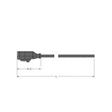 Deutsch Connector Connection Cable   DT06-3S-A-2/TXL