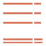 Copper rail 40/10 5 poles, for Outgoingfield 800mm