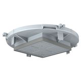 Install. housing, HaloX® 100 front part Iinst. opening 68x68 mm, facing concrete