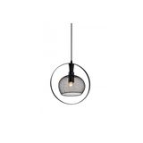 Ceiling fixture XALIS 1, 7214,AC220-240V,50/60Hz,1*E27, IP20, Diameter 30 CM, single, black