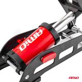 HQ Single piston O55mm foot pump with pressure gauge and adapters PU06