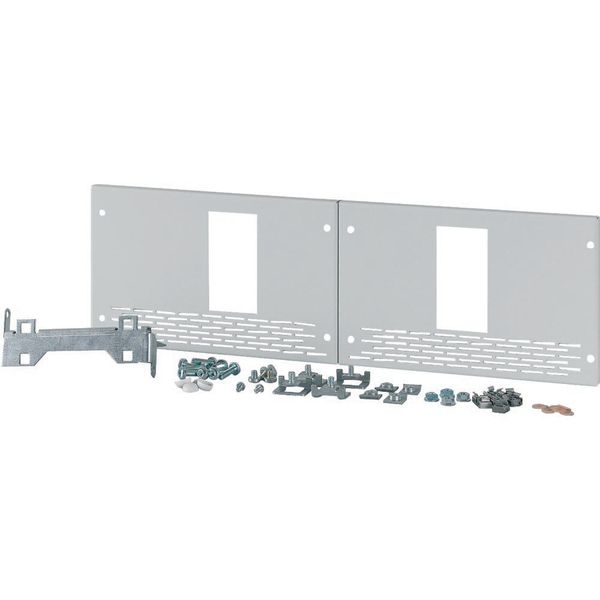 XMN140606C-BF-2 Front plate, 2xNZM1, Butterfly, fixed version, W=600mm image 3