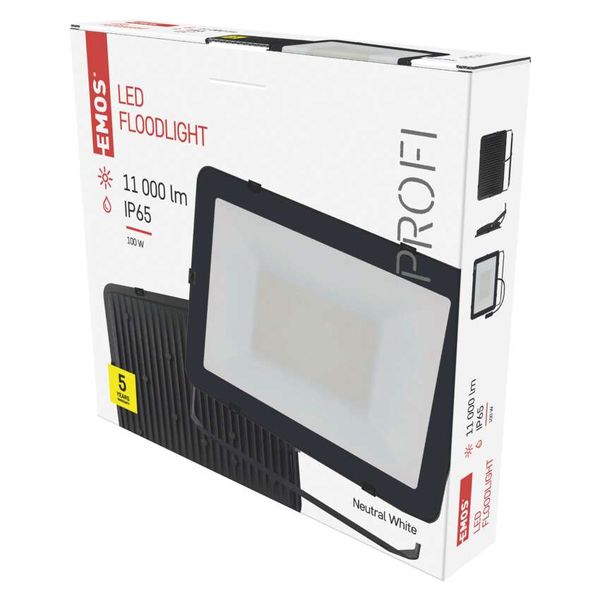 LED Floodlight INOVO, 100W, anthracite, neutral white image 1