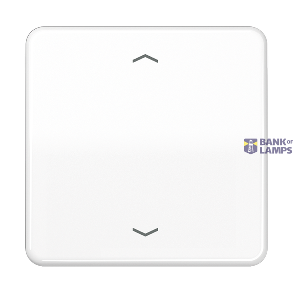 Single rocker switch with arrow symbols, Duroplast, ST 550, alpine white image 1