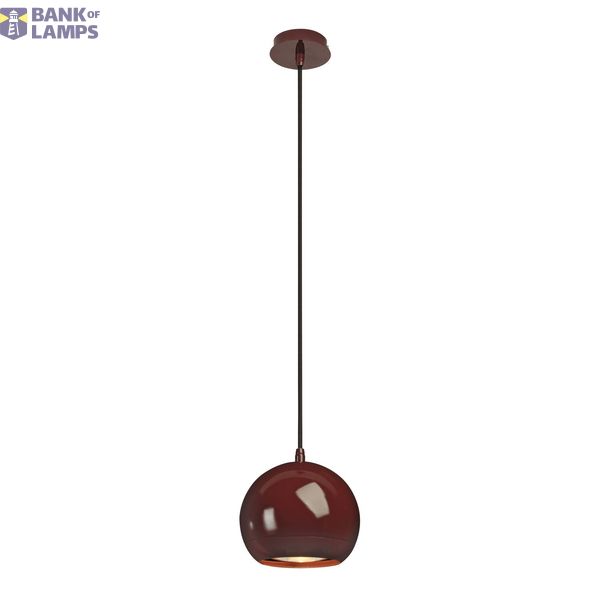 LIGHT EYE pendulum luminaire, GU10, max. 75W, ruby image 1