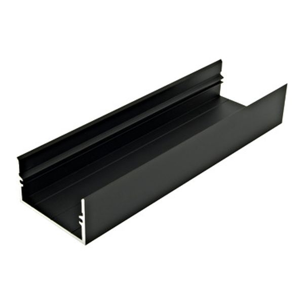 Aluminium profile MFL L-2000mm W-45mm H-25mm black image 1