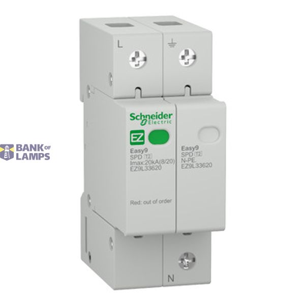 Surge Protection Device Easy9 1P+N 230V 20kA image 1
