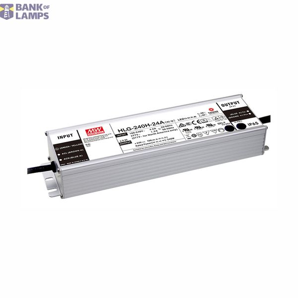 HLG-240H-36B LED driver, IP67 241W, 36V, 6.7A CV+CC dimmable, MEAN WELL image 1