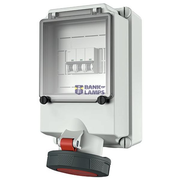 WCD 63A5P 6H400V IP67 with automatic switch image 2