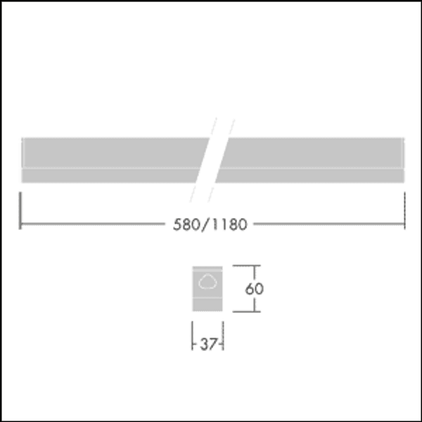 EQUAMINI L1180 LED3800-830 HFX SD - Suspended LED luminaire image 3
